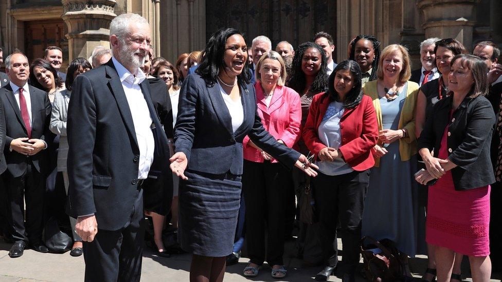 Jeremy Corbyn and Janet Daby