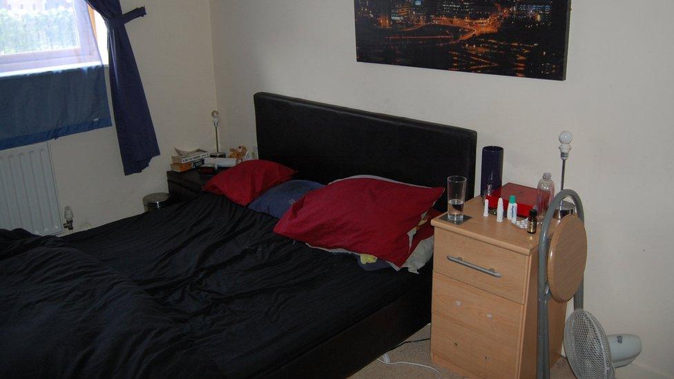 Stephen Port's bedroom