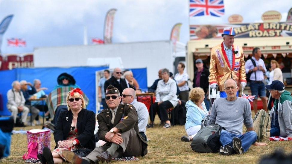 Crowds at Portsmouth event