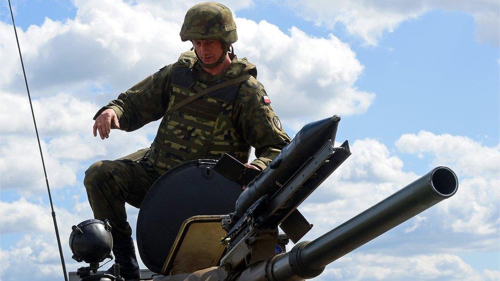 Polish soldier in training, 7 May 15