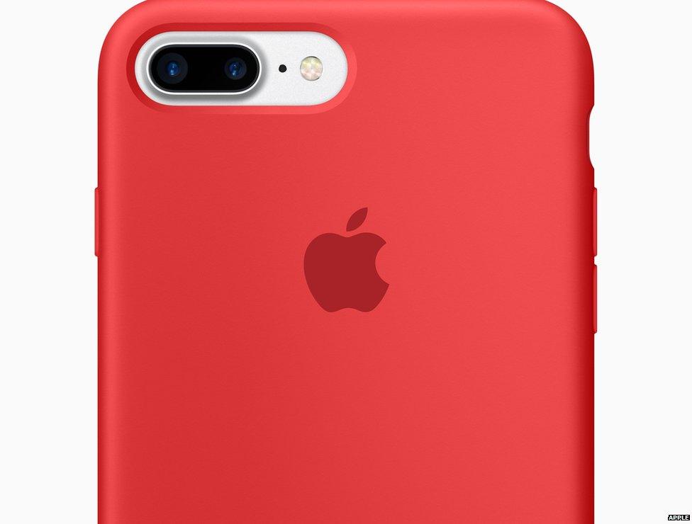 Red iPhone case