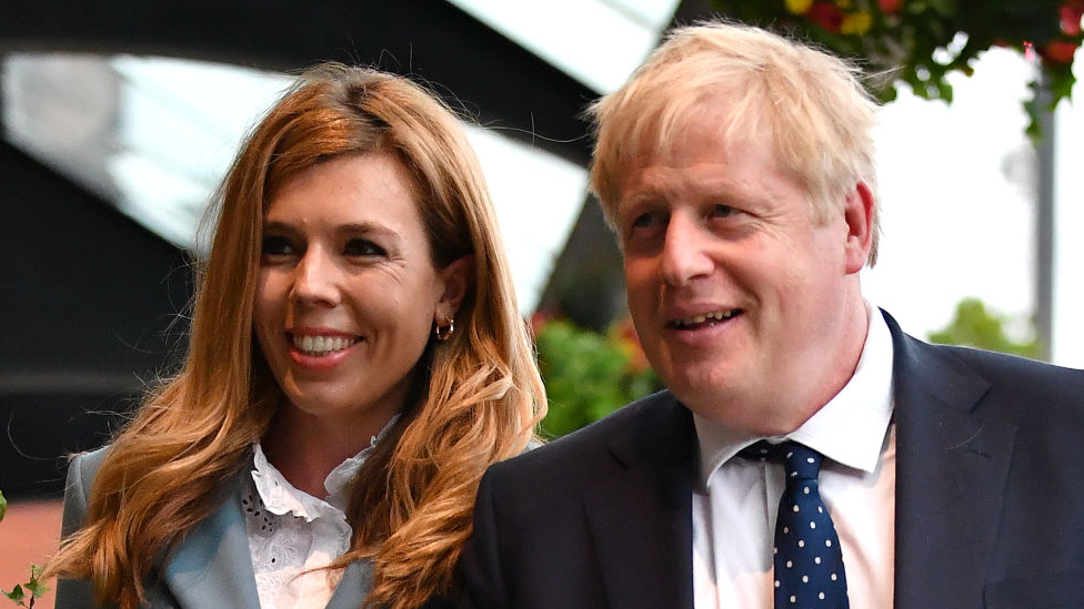 Carrie Symonds and Boris Johnson