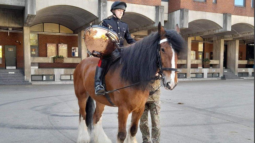 Major Apollo training for the coronation