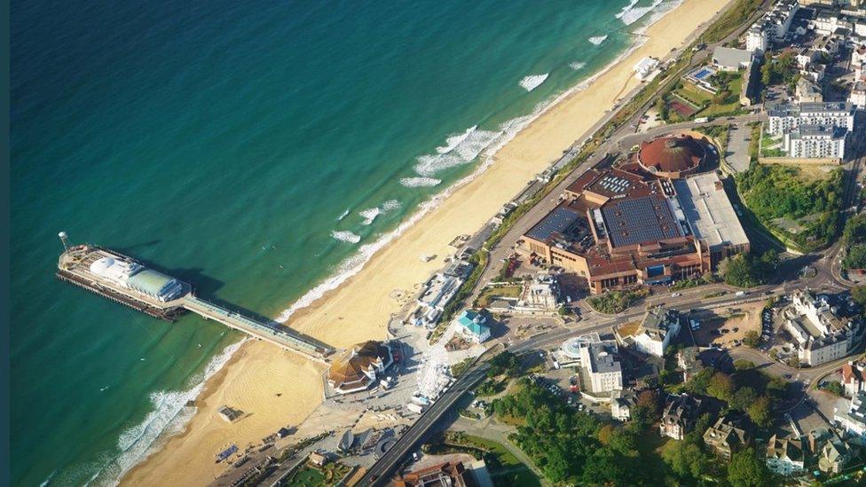 Bournemouth Beach and pier