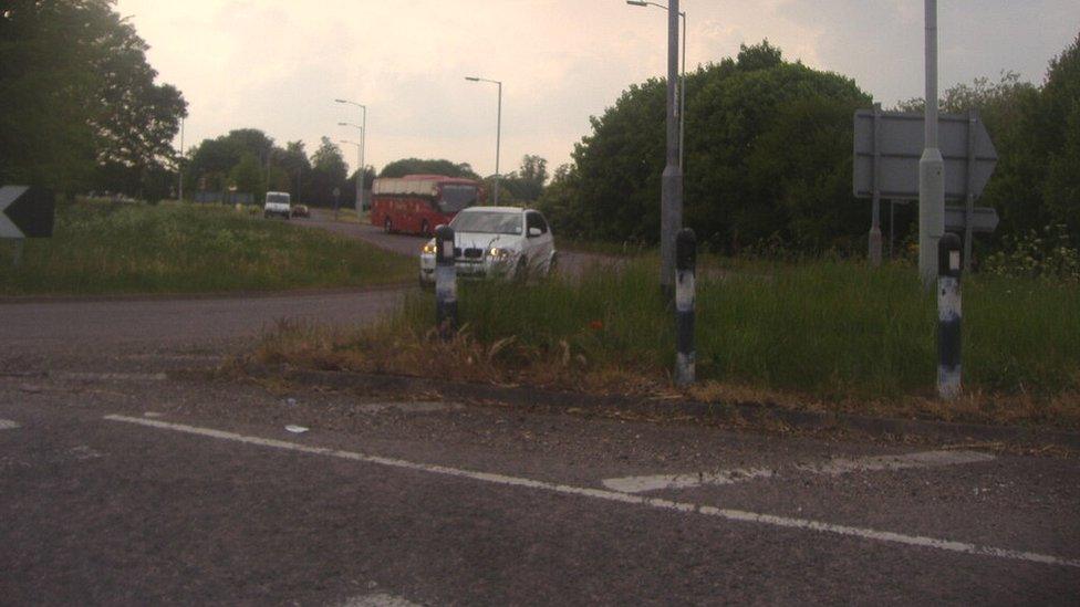 A4251 near Tring in Hertfordshire.