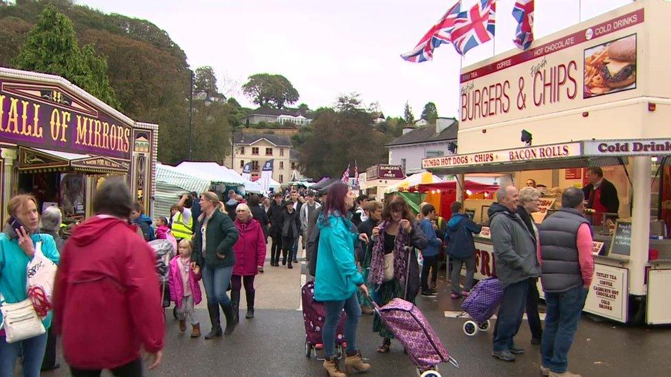 A photo from the Goose Fair