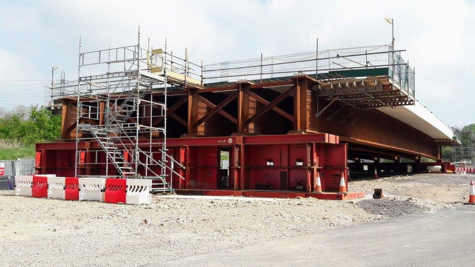 The new Romsey Road Bridge