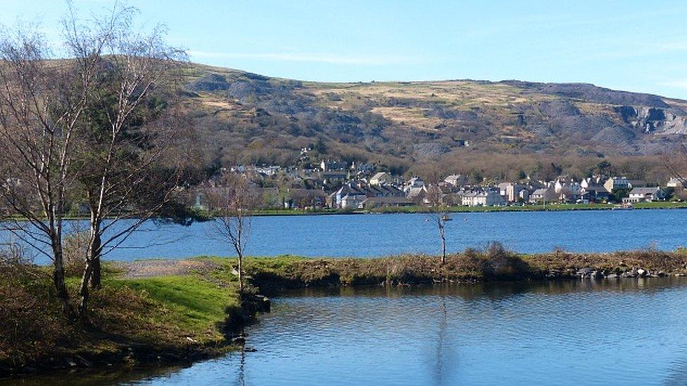 Llyn Padarn in Llanberis, Gwynedd