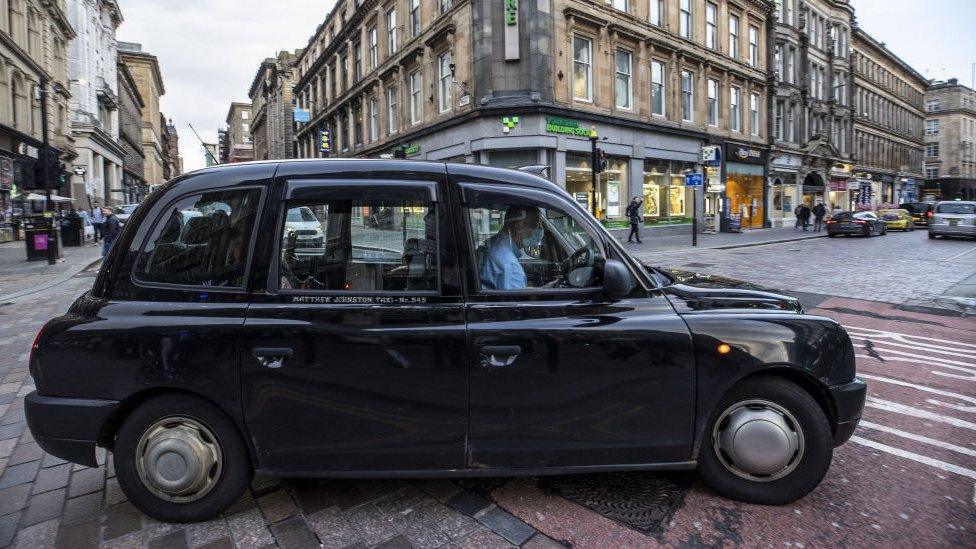 Taxi in Glasgow