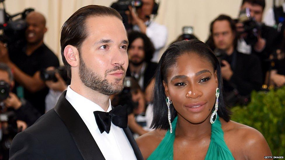 Alexis Ohanian and Serena Williams