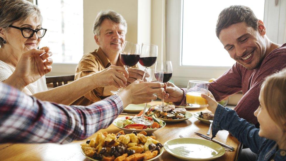 Parents drinking alcohol