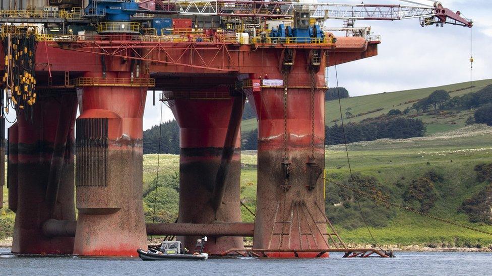 Greenpeace occupied rig