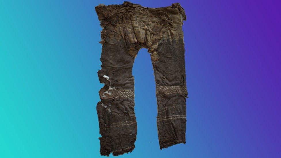 Approximately 3,000-year-old trousers, the oldest ever found