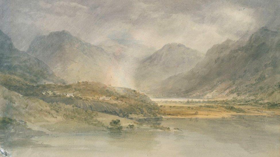 Turner painting of Crummock Water Looking Towards Buttermere