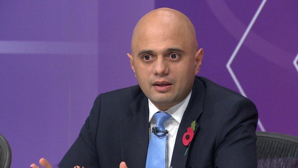 Sajid Javid on Question Time