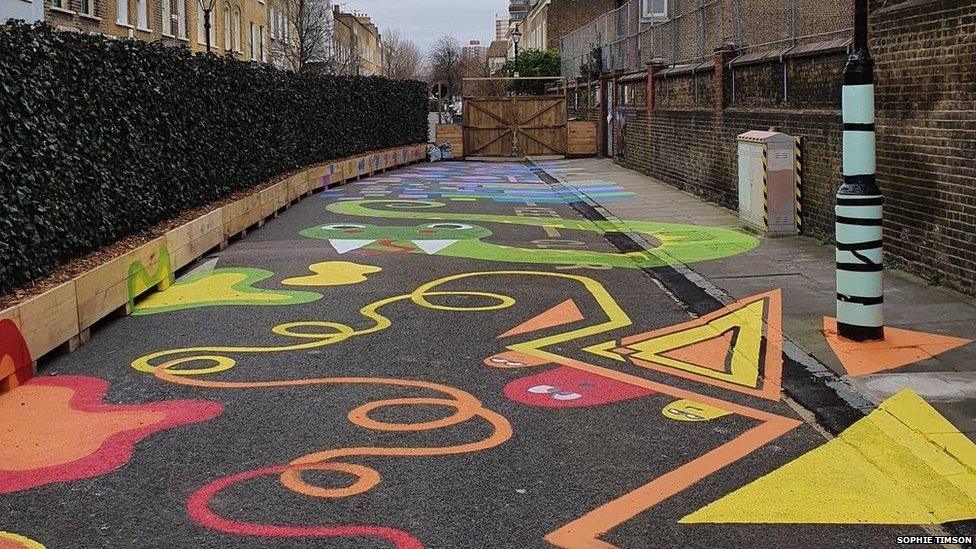 The play space by Chisenhale Primary School