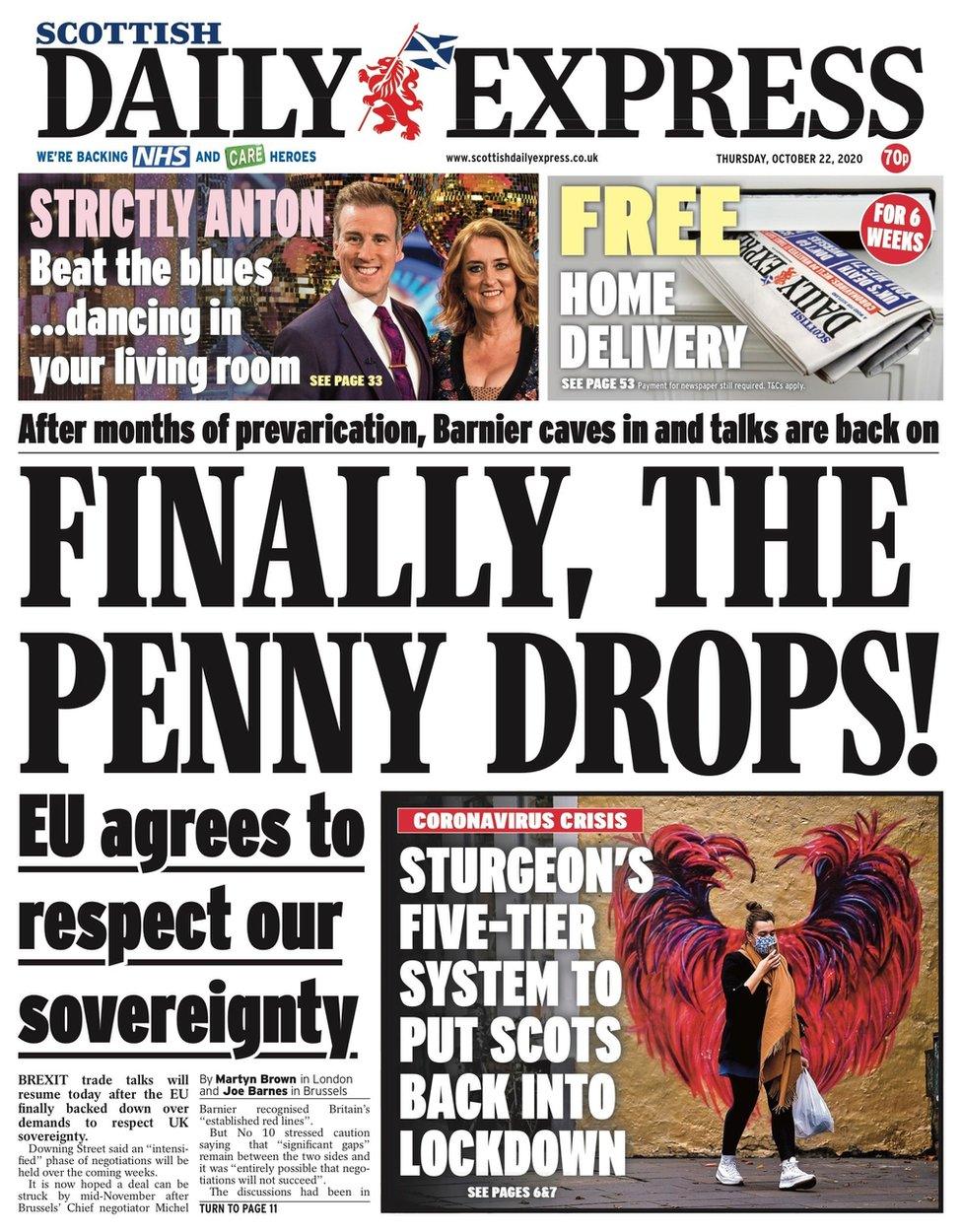 Express front page