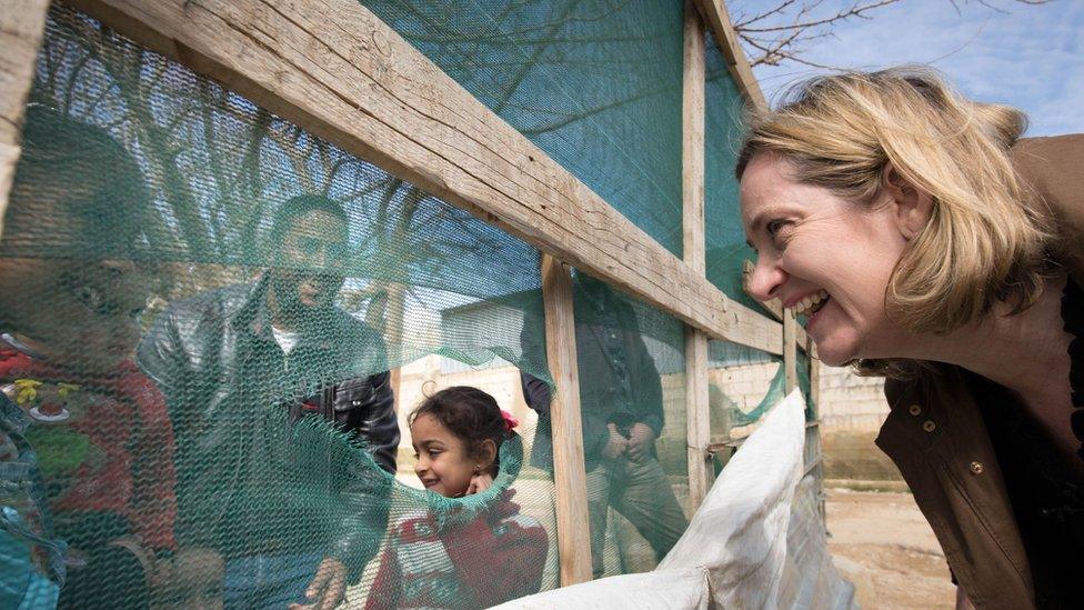 Amber Rudd in Lebanon