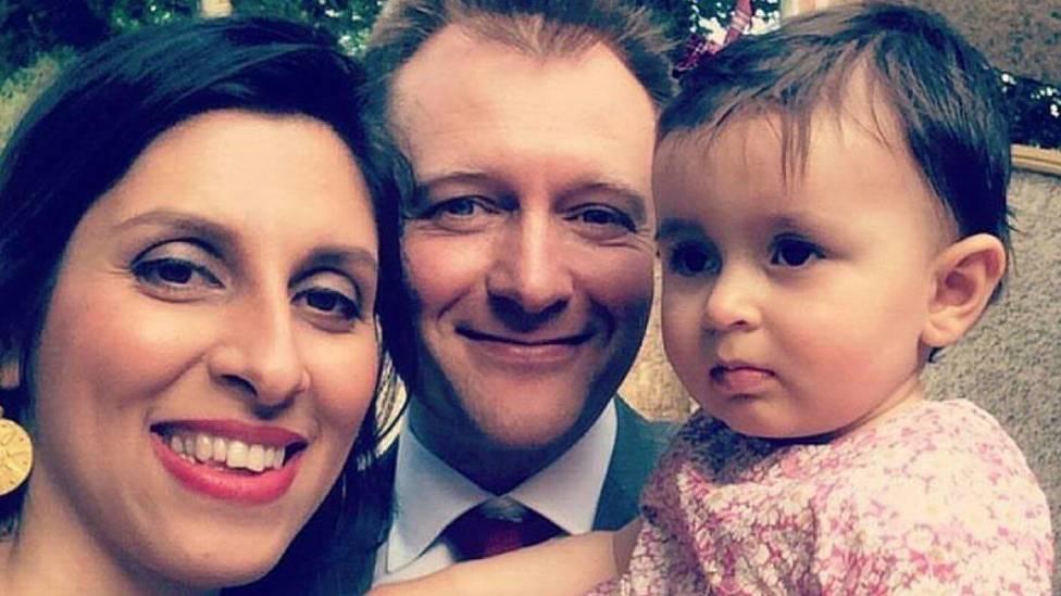 Nazanin Zaghari-Ratcliffe, Richard Ratcliffe and their daughter Gabriella