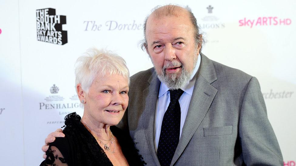 Dame Judi Dench and Sir Peter Hall