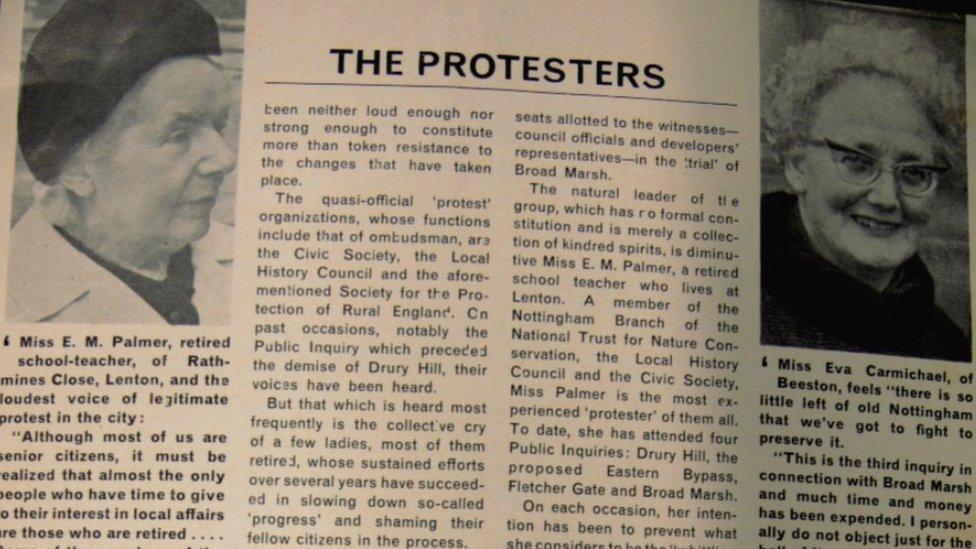 Article about protest