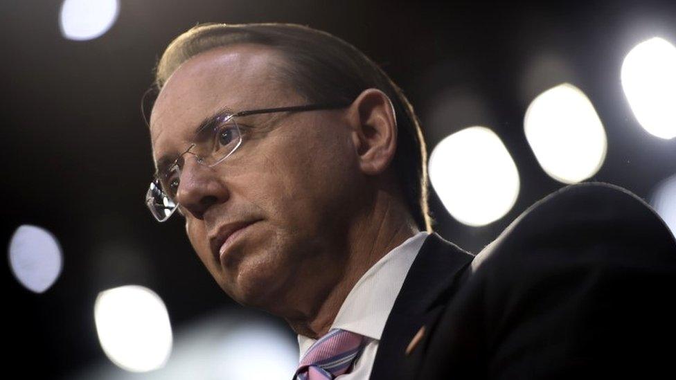 US Deputy Attorney General Rod Rosenstein