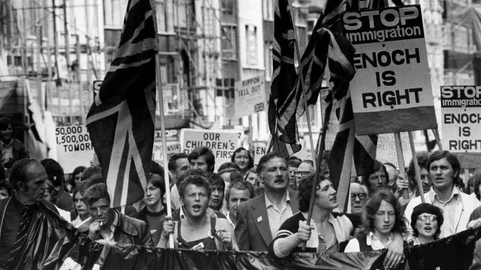 Anti-immigration march 1972