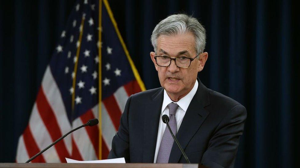 US Fed chairman Jerome Powell