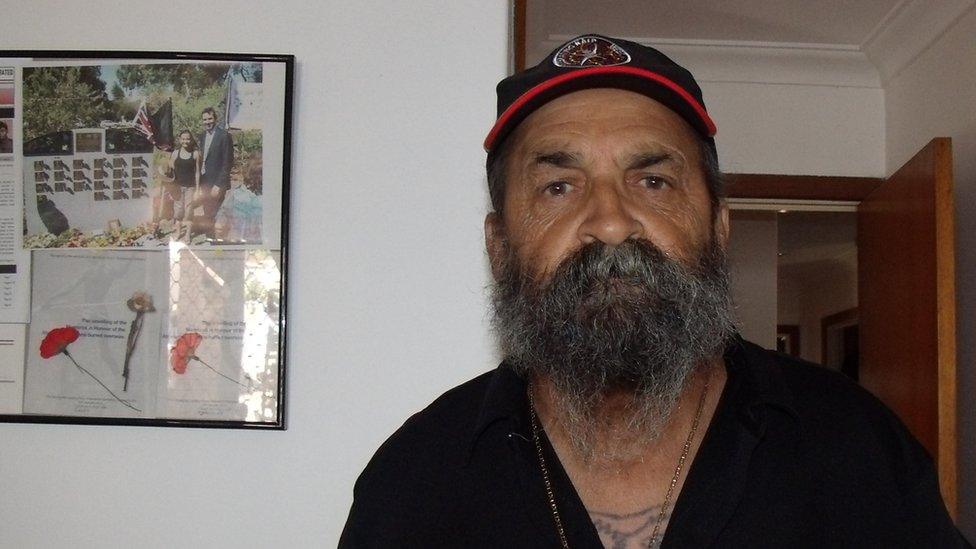 Indigenous Australian man Garry Smith