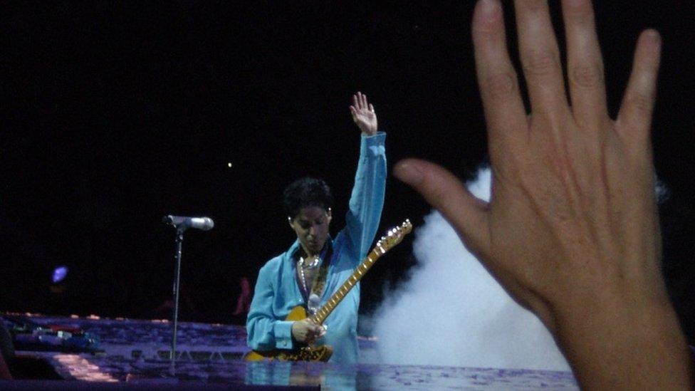 Prince at London's 02 in 2007