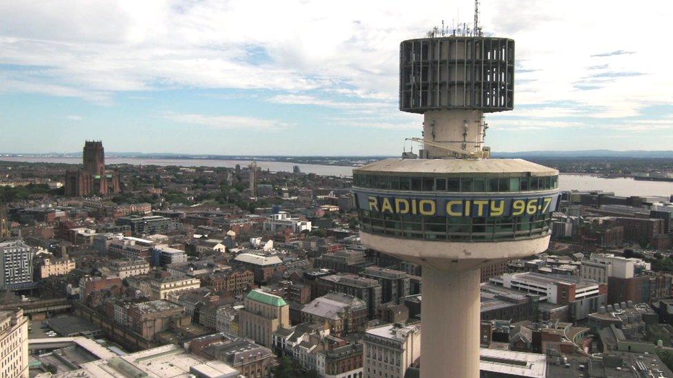 St John's Beacon is known in Liverpool as Radio City Tower