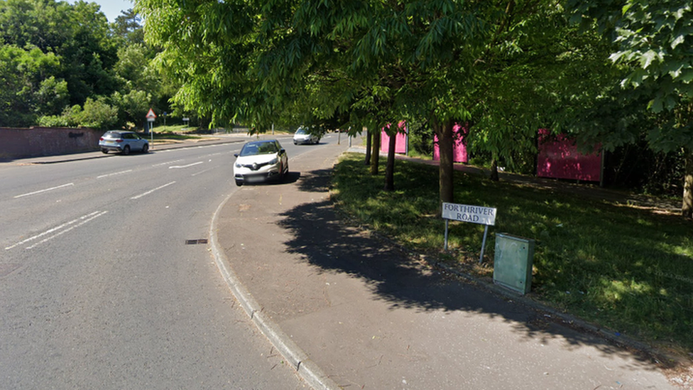 Google Maps screenshot of Riverforth Road