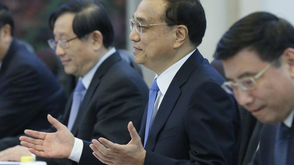 China's Premier Li Keqiang in Beijing March 21 2016