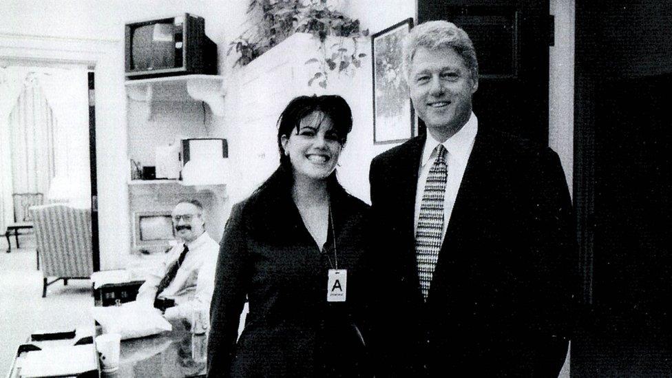 Monica Lewinsky and Bill Clinton