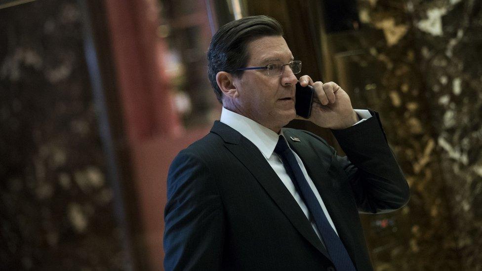 Eric Bolling at Trump Tower New York, 16 November 2016