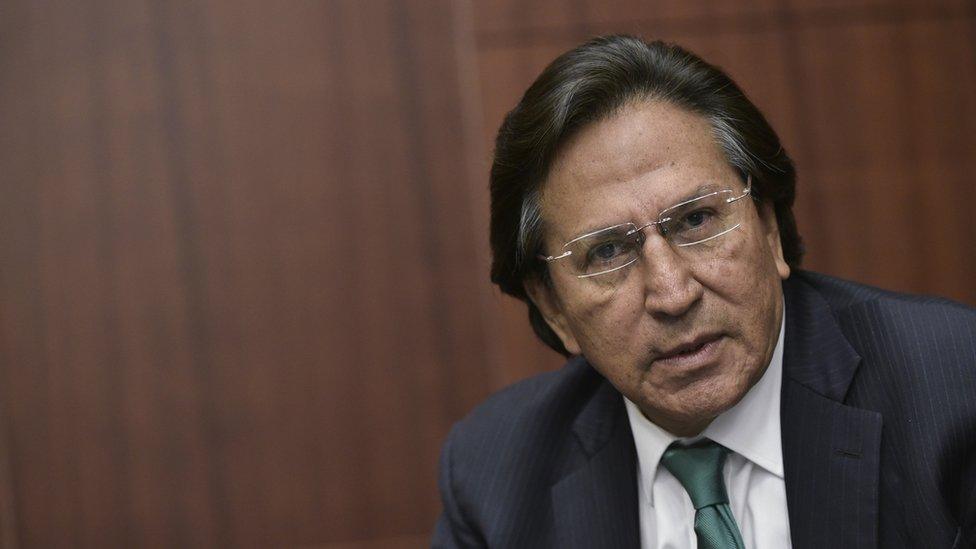 Former President of Peru Alejandro Toledo speaks during a discussion on Venezuela and the OAS at The Center for Strategic and International Studies (CSIS) on June 17, 2016 in Washington, DC.