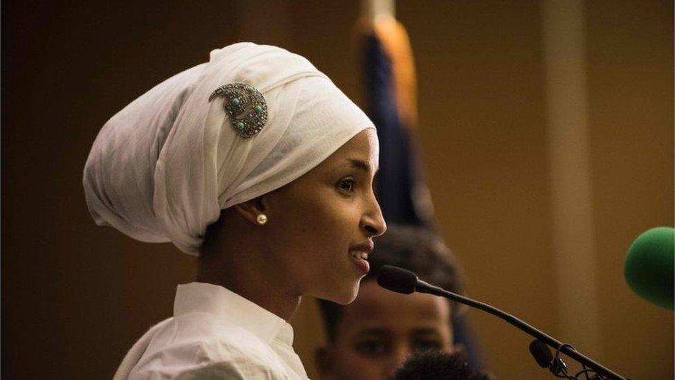 Minnesota state Rperesentative Ilhan Omar.