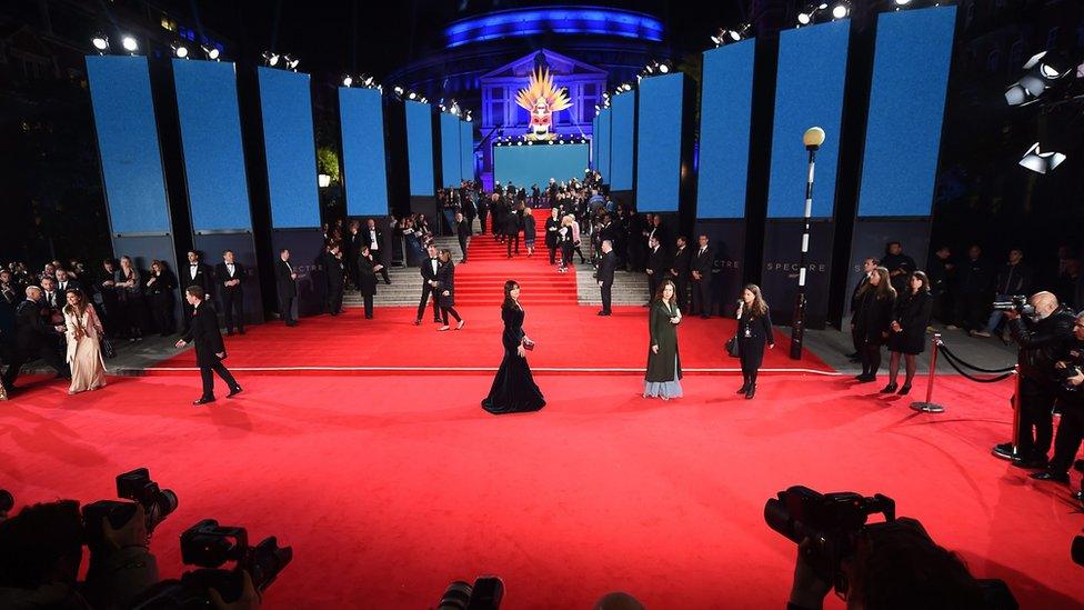 Monica Bellucci on the red carpet