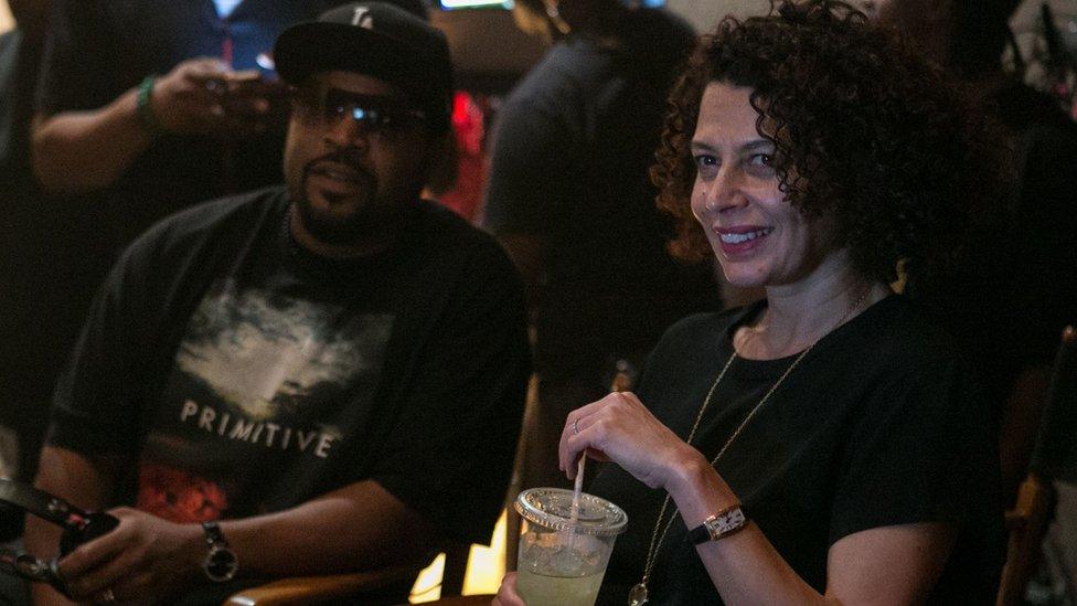 Ice Cube and Donna Langley