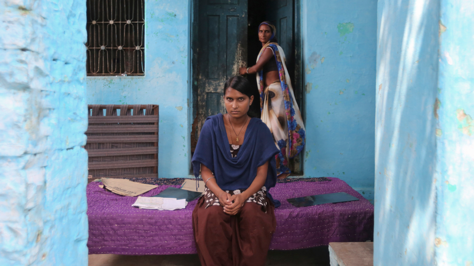 Urmila Yadav in her room