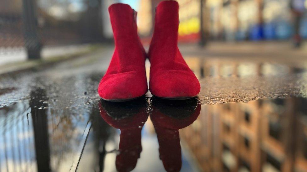 Red shoes