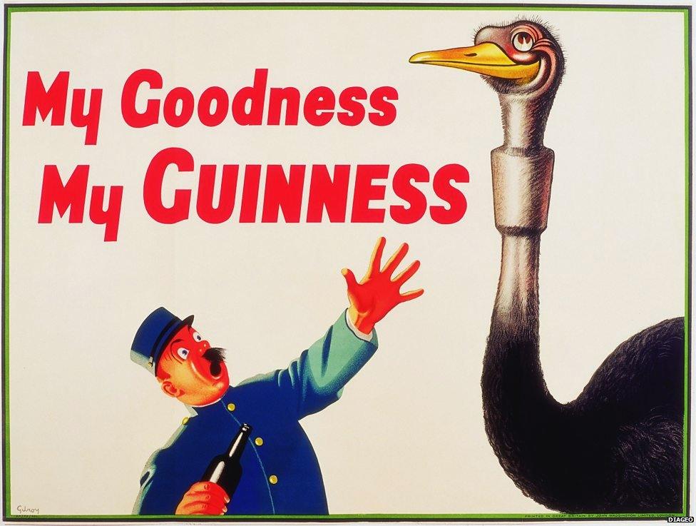 Guinness ostrich advert