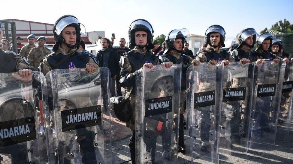 Turkish riot police