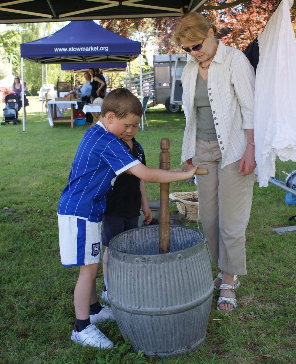 Victorian washday at Museum of East Anglian Life