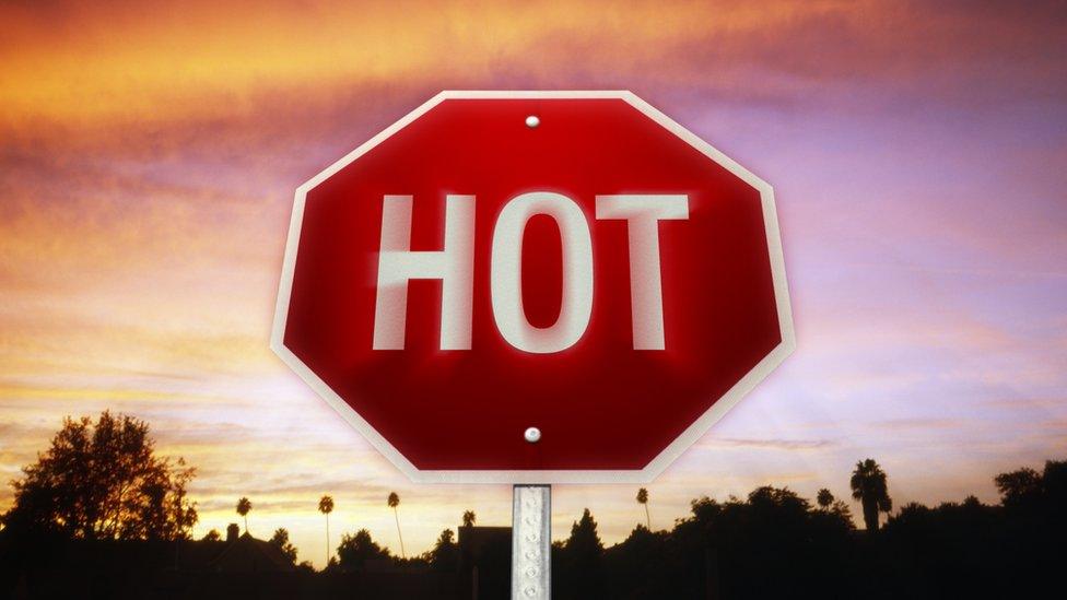 HOT sign