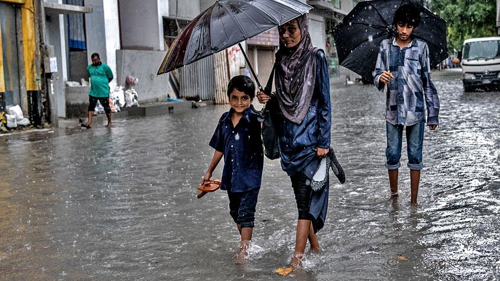 Flooding in the Maldives