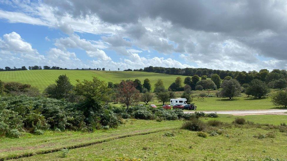 Picture of Quantock Hills landscape on a sunny day