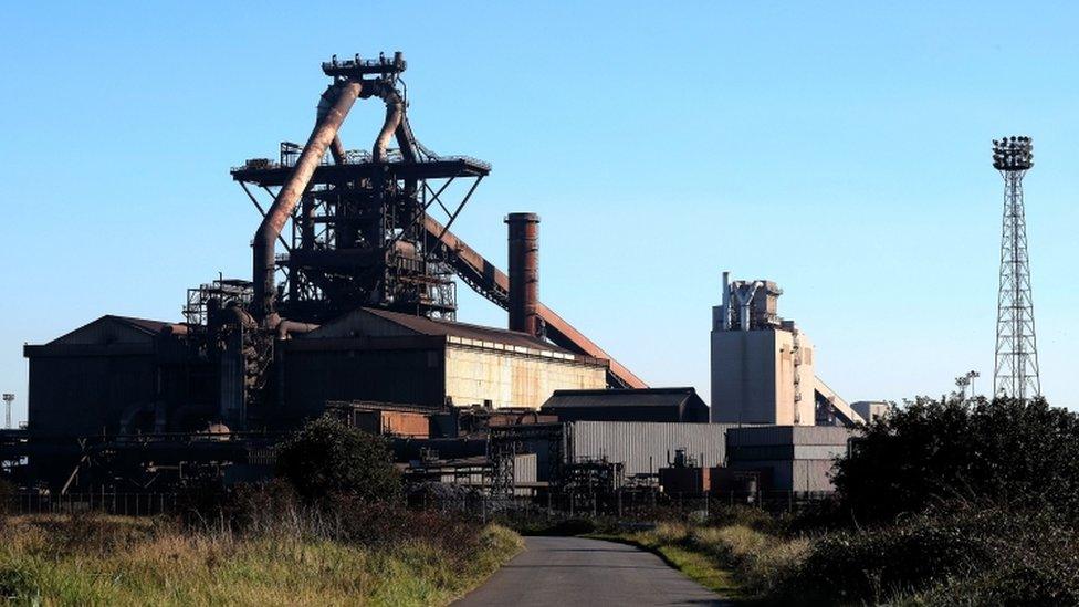 SSI steelworks in Redcar