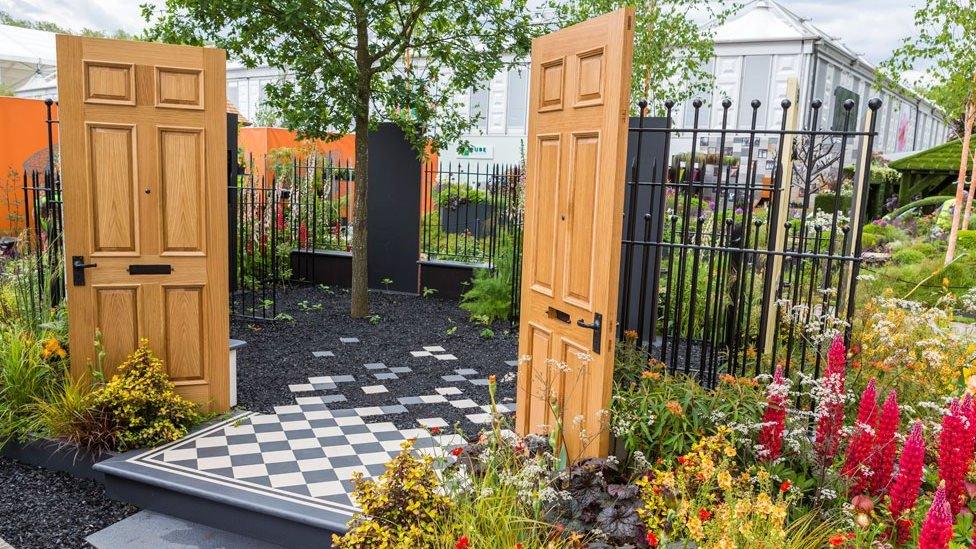 The Modern Slavery garden at RHS Chelsea Flower Show