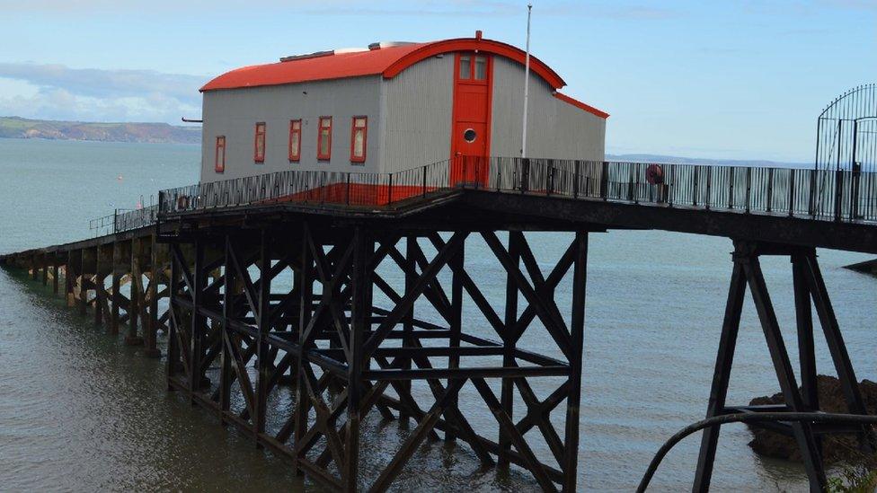 Tenby's old lifeboat station